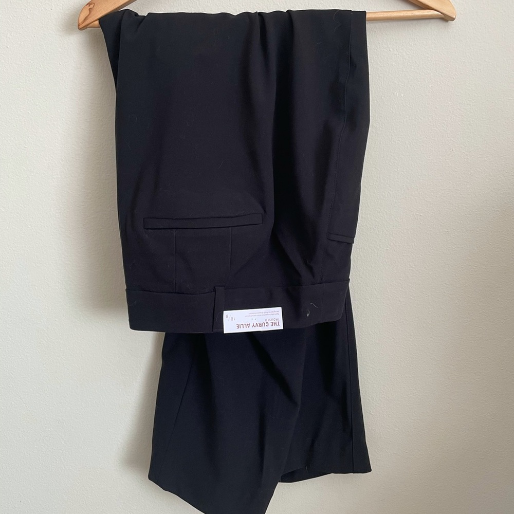 LANE BRYANT TROUSER-NWT-BLACK 18R